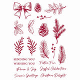 Tonic studios • timeless tidings stamp set