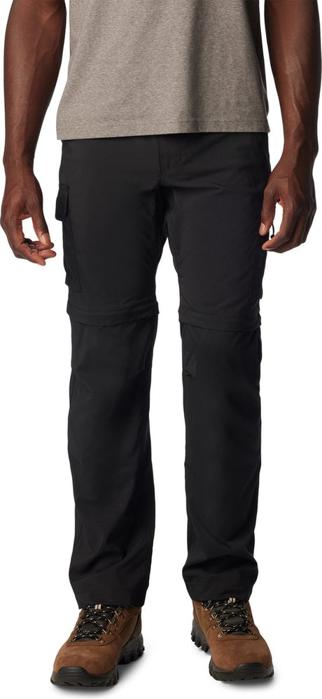 Columbia silver ridge™ utility convertible pant wandelbroek - converteerbare wandelbroek - heren - zwart - maat 34