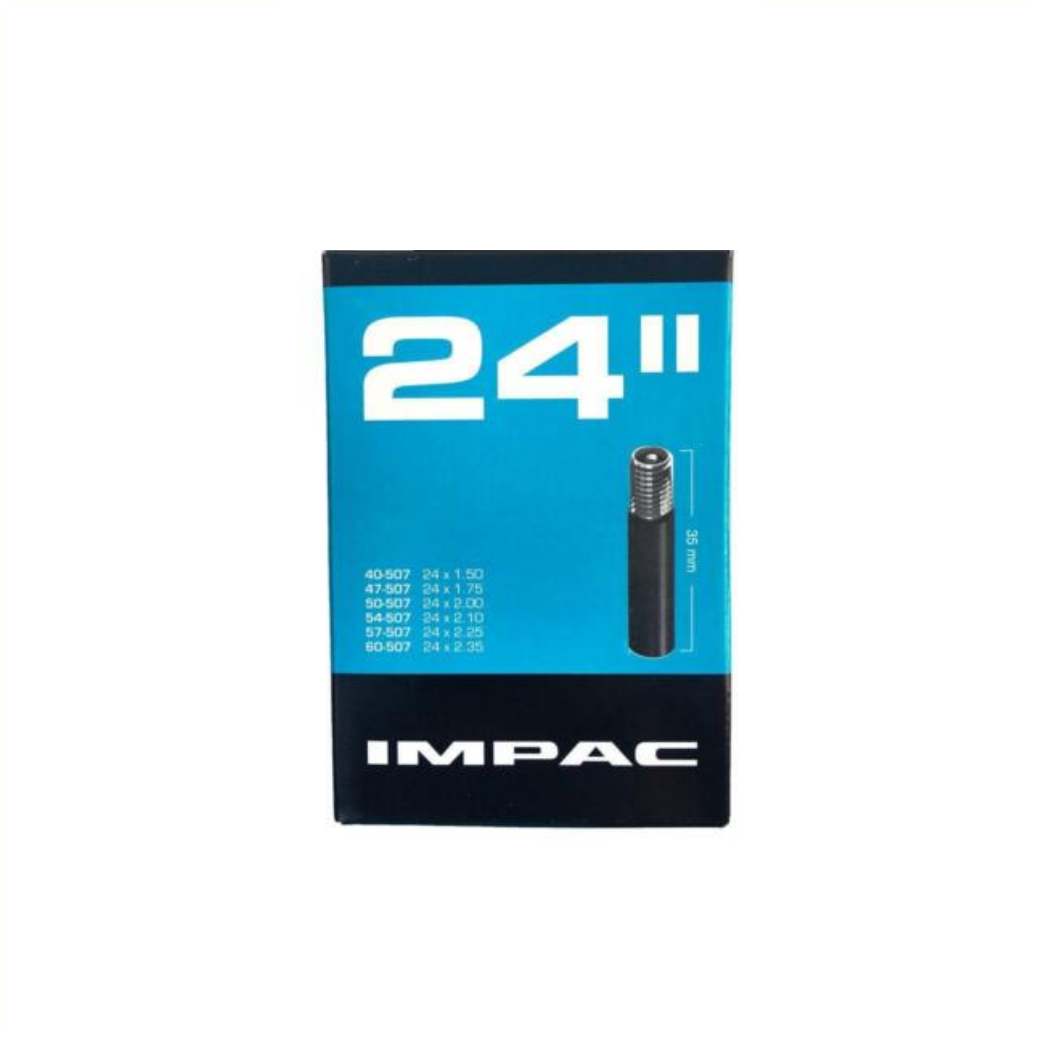 Impac Binnenband (by Schwalbe) AV24 24x1.5 2.35 ETRTO 40 60-507 , Ventiel: auto schrader 35mm