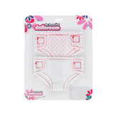 My beautiful dolls room my beautiful dollsroom poppenluiers stof op kaart 2 stuks | 12 stuks
