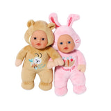 Baby born cutie for babies 18cm assorti | 2 stuks