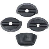 Basil Buddy Rubberen Ringen - Set van 4 - Zwart