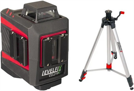 Levelfix ccl210g groene 2d lijnlaser, 360° h- 2 v lijnen