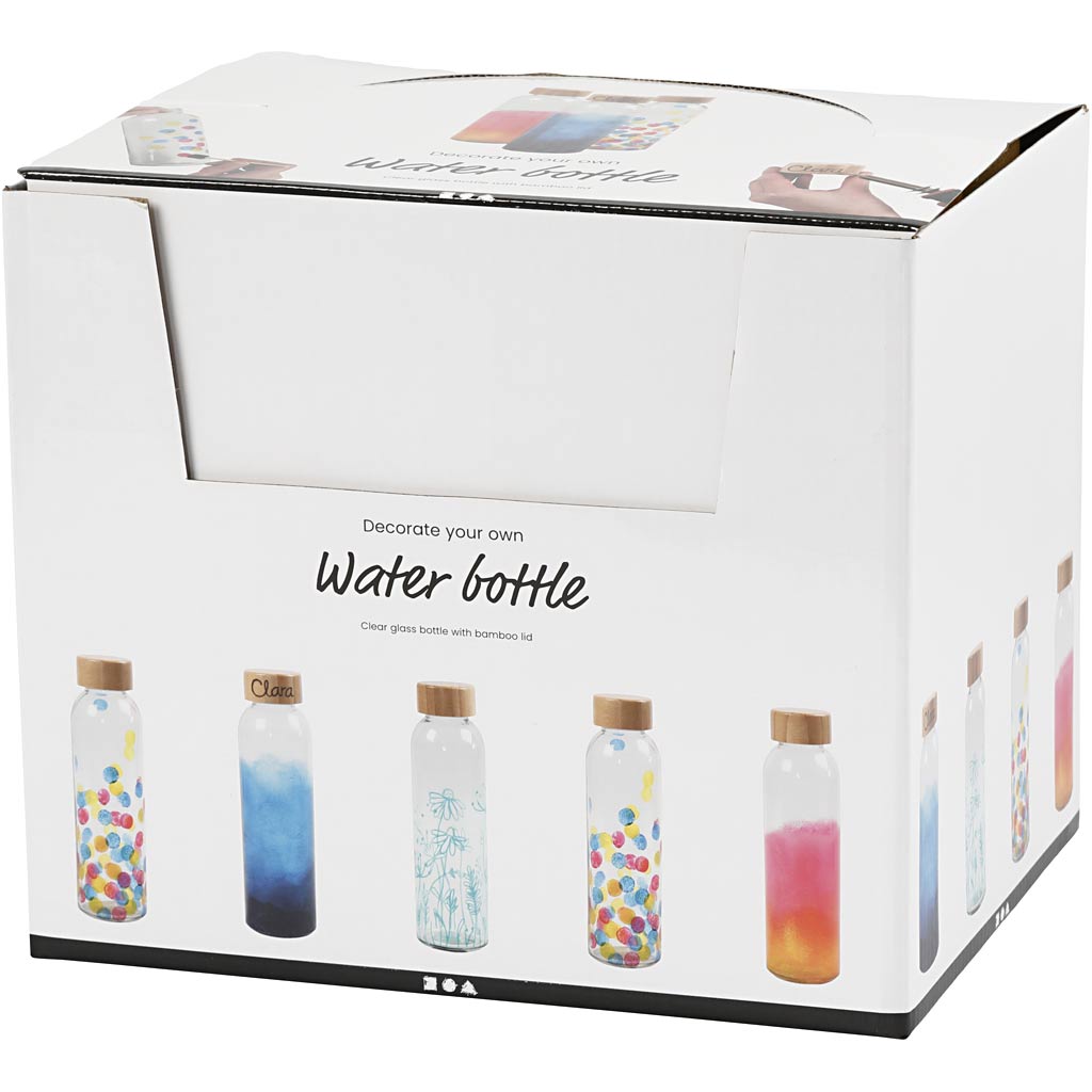 Creativ company https: www.cchobby.nl waterfles-h-22-cm-d-6-7-cm-500-ml-12-stuk-1-doos