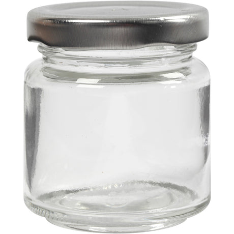 Creativ company https: www.cchobby.nl glazen-pot-h-6-5-cm-d-5-7-cm-100-ml-transparant-12-stuk-1-doos