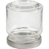 Https: www.cchobby.nl glazen-pot-h-6-5-cm-d-5-7-cm-100-ml-transparant-12-stuk-1-doos