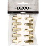 Creativ company https: www.cchobby.nl deco-knijpers-l-27-mm-b-14-mm-goud-10-stuk-1-doos