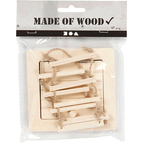 Creativ company http: www.cchobby.nl zolderluik-en-touwladder-afm-9-20-cm-1-set