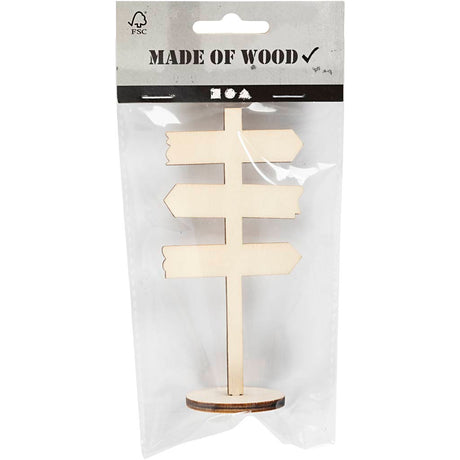Creativ company http: www.cchobby.nl bord-op-voet-h-12-cm-b-6-cm-1-stuk