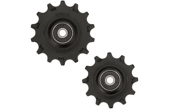 Trivio - derailleurwieltjes 12 14t stainless lagers