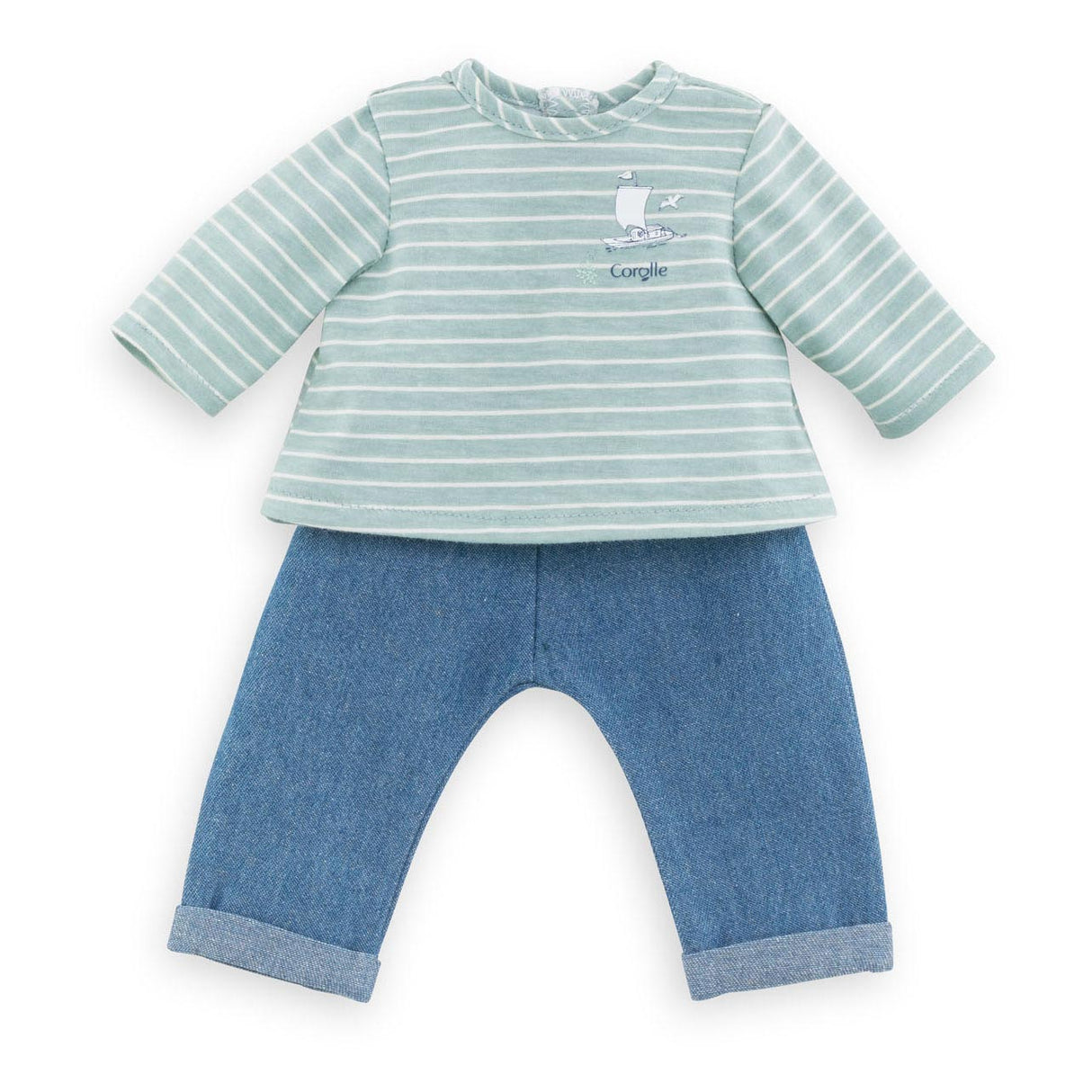 Corolle Mon Poupon Poppen Broek met Shirt, 30cm