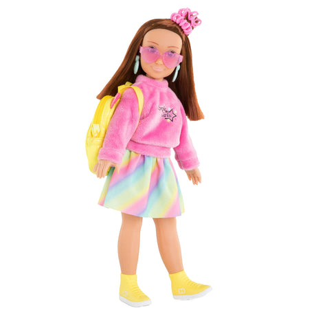 Corolle girls - poppenkleertjes fluo set dressing room