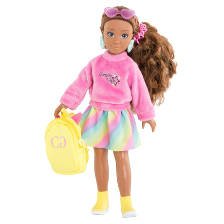 Corolle girls - poppenkleertjes fluo set dressing room