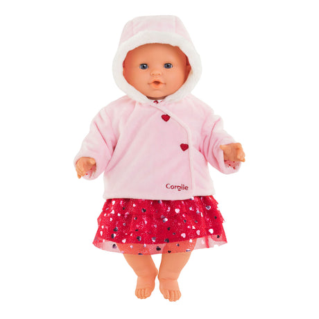 Corolle Mon Grand Poupon Jas Hartjes Roze, 36cm