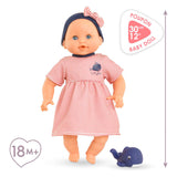Corolle badpop calypso - zwemvriendje walvis 30cm pop voor waterpret.