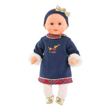 Corolle babypop calin margaux holidays zachte pop 30cm blauw vanillegeur.