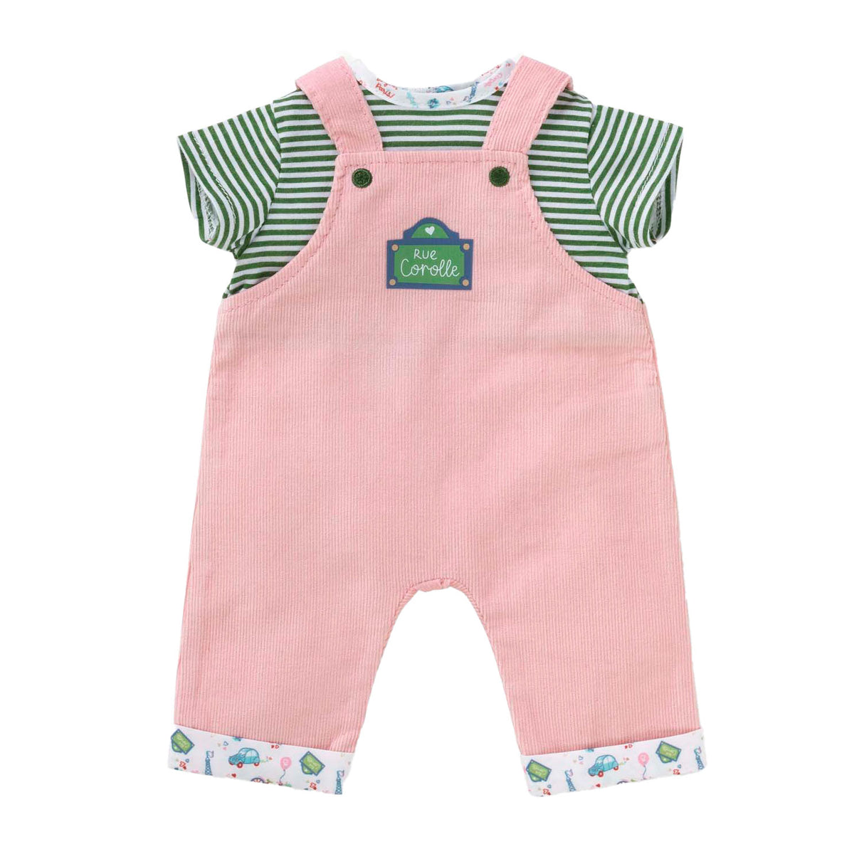 Corolle t-shirt en overall voor babypop, 36cm