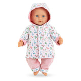 Corolle omkeerbare regenjas voor babypop, 36cm