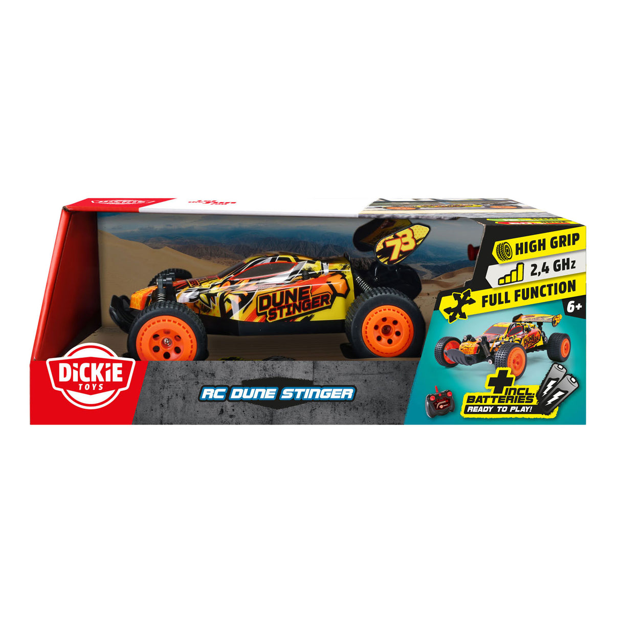 Dickie rc bestuurbare auto dune stinger rtr