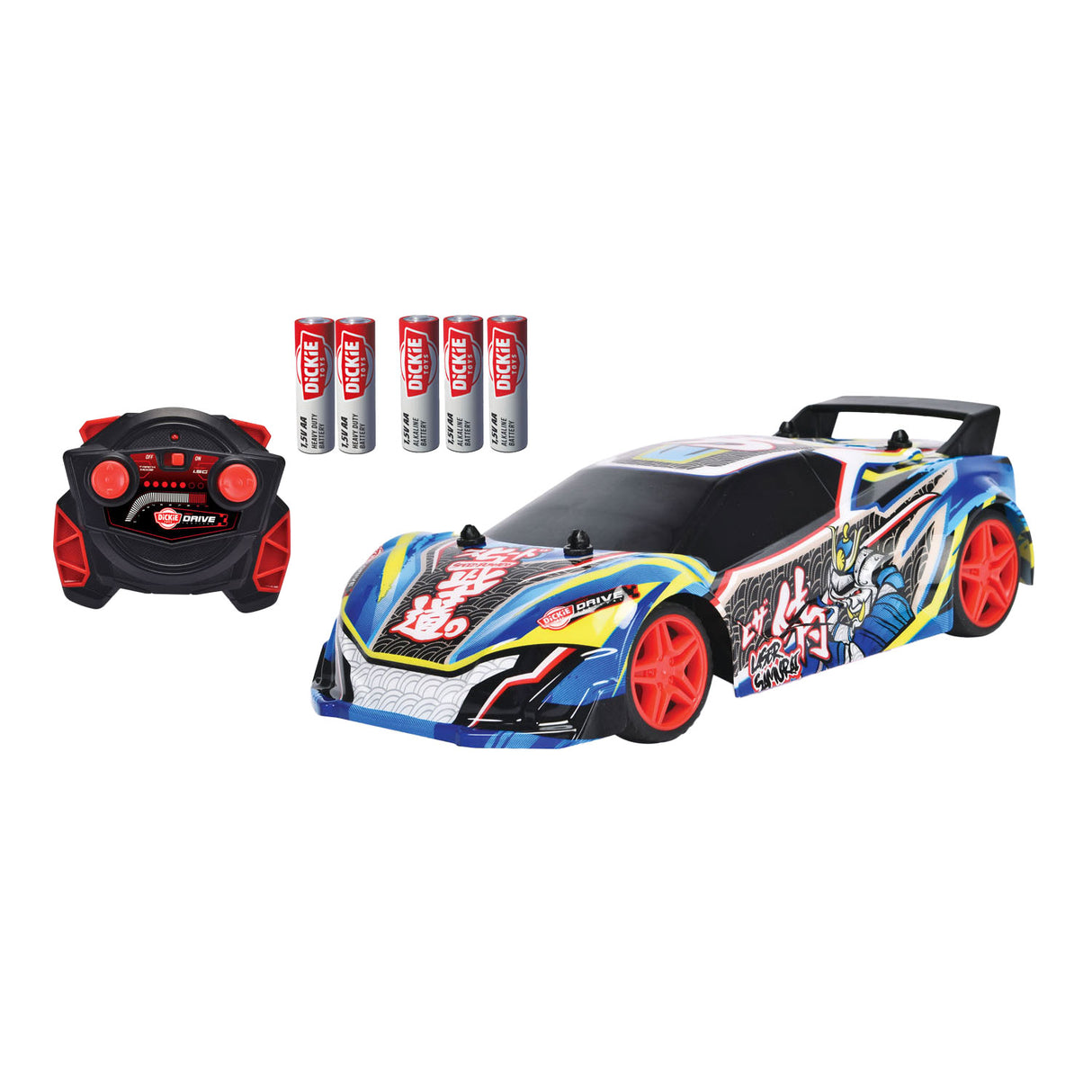 Dickie rc bestuurbare auto laser samurai rtr