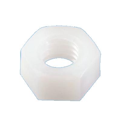 Moer wit m6 d555 934 polyamide 6.6 (nylon) | 1000 stuks