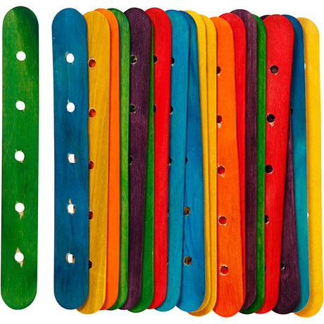 Creativ company http: www.cchobby.nl constructiestokjes-l-15-cm-b-1-8-cm-gatgrootte-4-mm-diverse-kleuren-20-div-1-doos