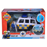 Simba brandweerman sam politie auto 4x4 met figuur