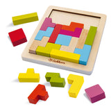 Eichhorn houten vormenpuzzel educatief speelgoed 20-delig.