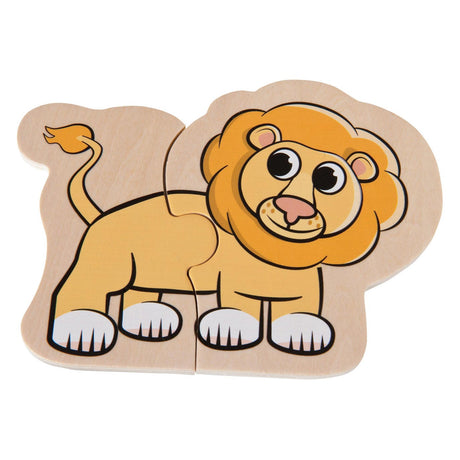 Eichhorn houten dierenpuzzel, 16st.