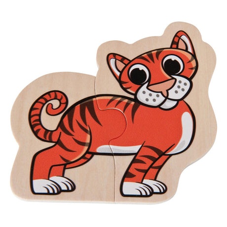 Eichhorn houten dierenpuzzel, 16st.