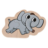 Eichhorn houten dierenpuzzel, 16st.