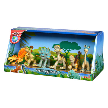 Simba Grappige Dieren Dino's, 6dlg.