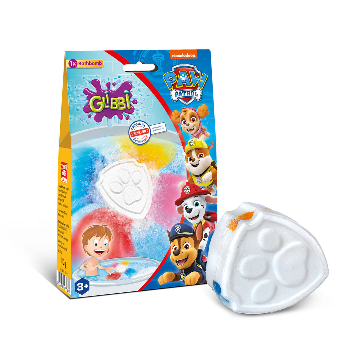 Glibbi bruisbal paw patrol