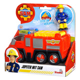 Simba brandweerman sam jupiter brandweerauto met sam figuur