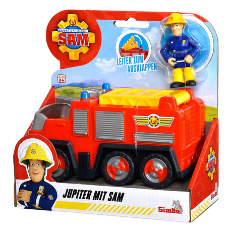 Simba Jupiter Brandweerauto met Sam Figuur