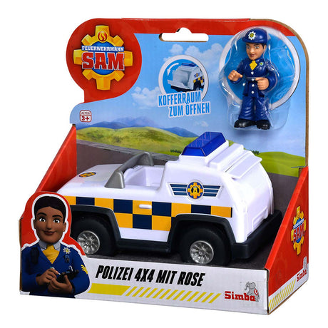 Simba Police 4x4 Jeep mat Spillfigur