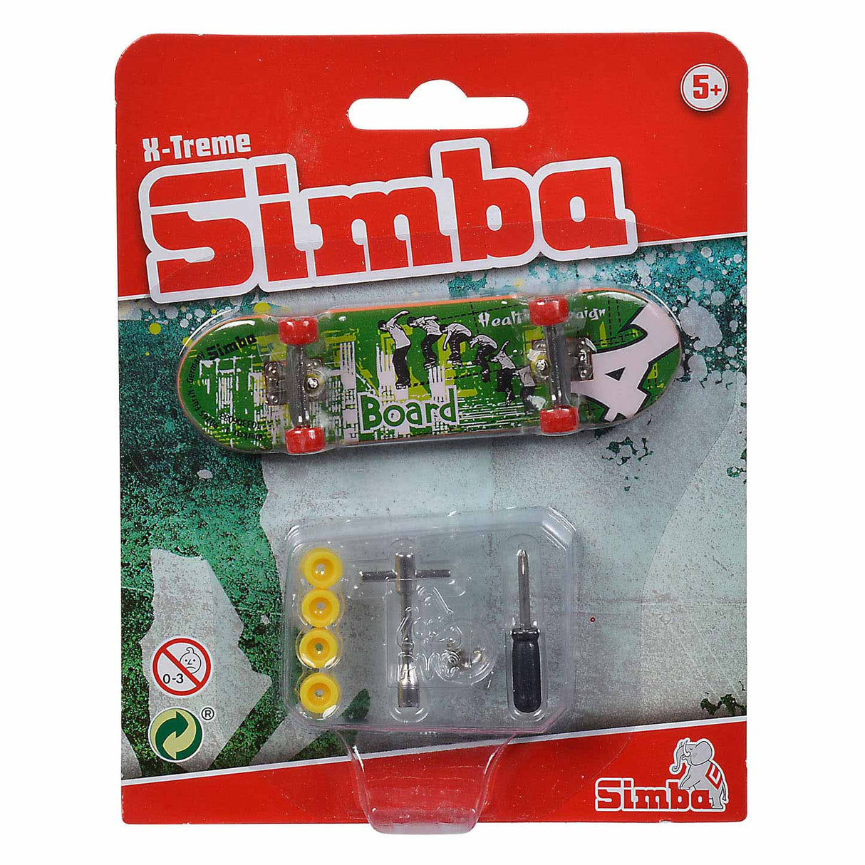 Simba Vinger Skateboard X-Treme Kleur met Accessoires