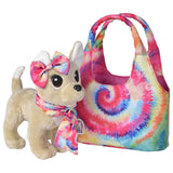 Chi Chi Love Puppy Knuffel in Tas Batik Style