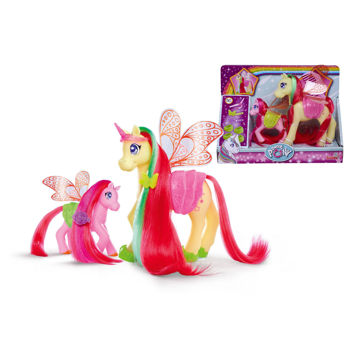 Simba sweet pony kappop fairies met accessoires