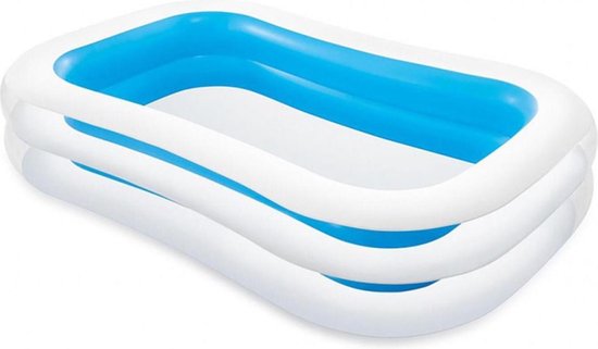 Intex Opblaasbaar zwembad Family Pool blauw