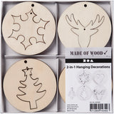 Creativ company https: www.cchobby.nl 2-in-1-hangende-decoraties-d-7-cm-gatgrootte-3-mm-dikte-4-mm-8-stuk-1-doos