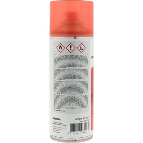 Simson smeermiddel dry lube derailleur spray 400ml
