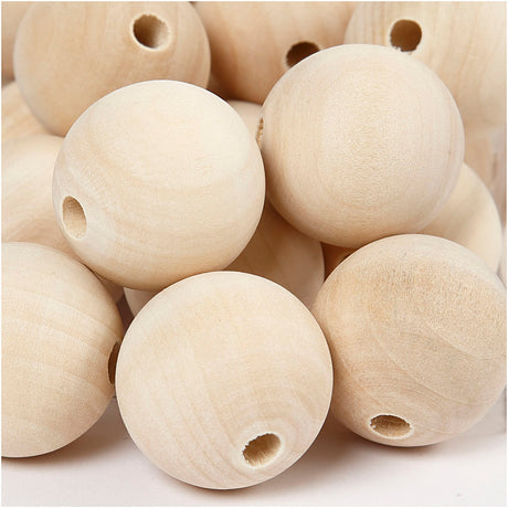 Creativ company https: www.cchobby.nl houten-kraal-d-30-mm-gatgrootte-5-mm-50-stuk-1-doos