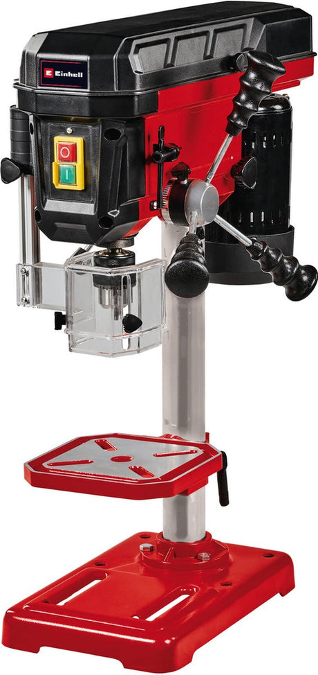 Einhell kolomboormachine tc-bd 500 - 500 w - 300-2.410 t min - b16 - snelspanboorkop: ø1,5-13 mm - max. boordiepte: 50 mm - boortafel: 170x170 mm - boortafel is kantelbaar, draaibaar en in hoogte verstelbaar
