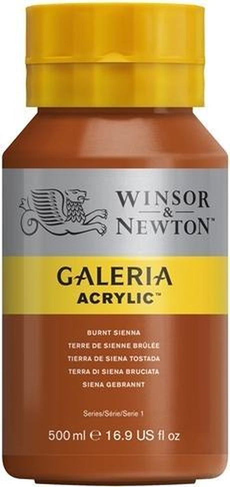 Winsor newton galeria acryl 500ml burnt sienna