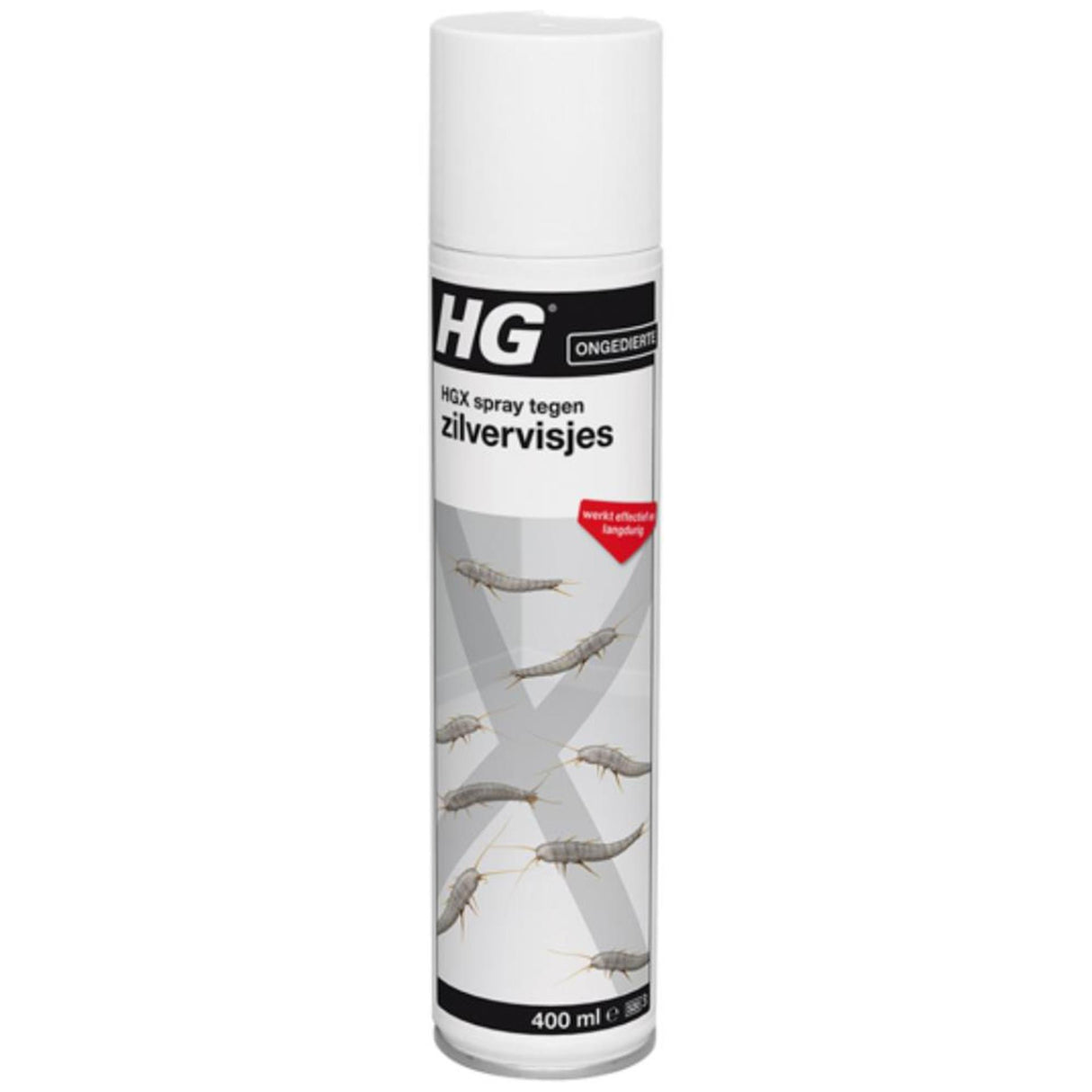 Hg x spray tegen zilvervisjes 13463n 400ml