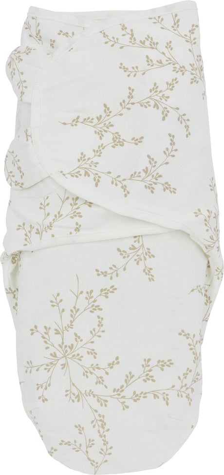 Meyco baby branches swaddle inbakerdoek - sand - 4-6 maanden - 1.0 tog
