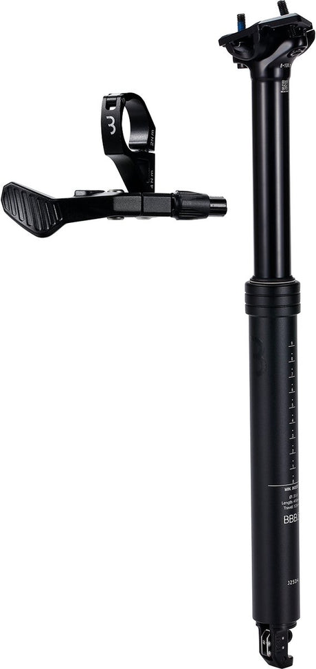 Bbb cycling liftpost verstelbare zadelpen dropper post ø31.6 mm - zadelpen met afstandsbedieningshendel - 410 mm - gecertificeerd voor: ebike, mtb racefiets - bsp-51
