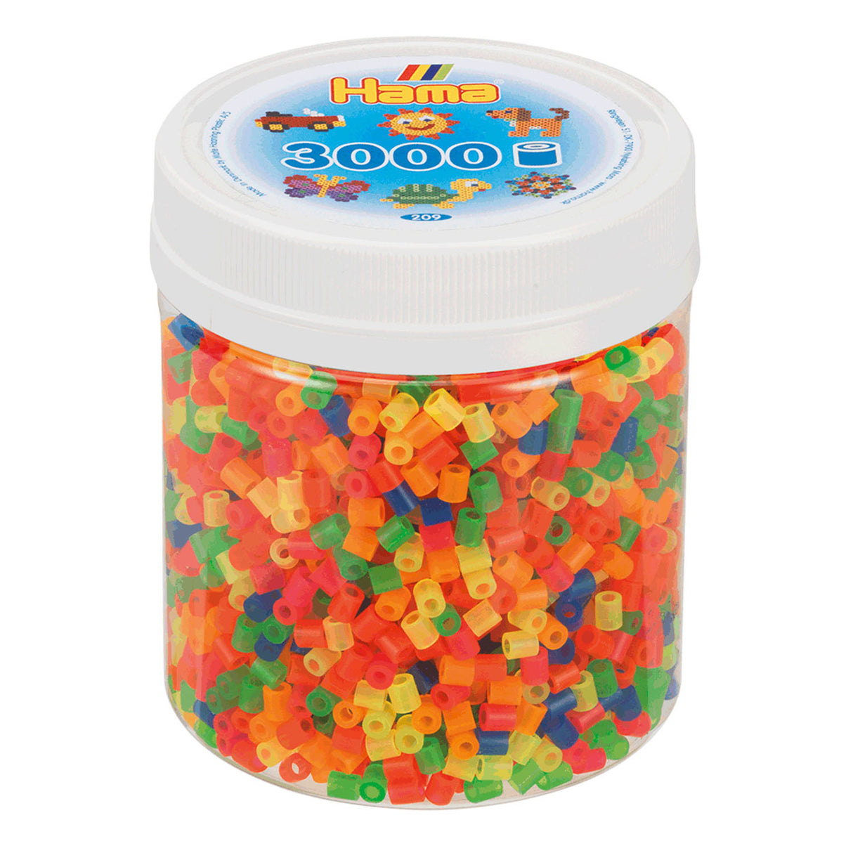 Hama String Beads am Neonmix Jar (51), 3000st.