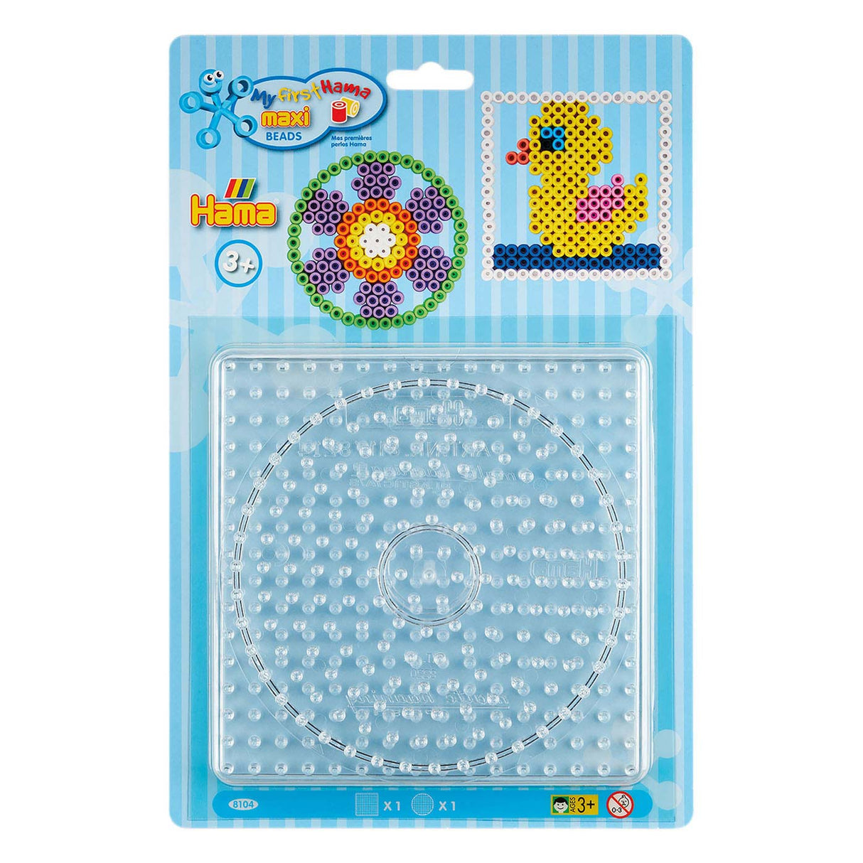 Hama Eisen Bead Placke Maxi Krees a Quadrat